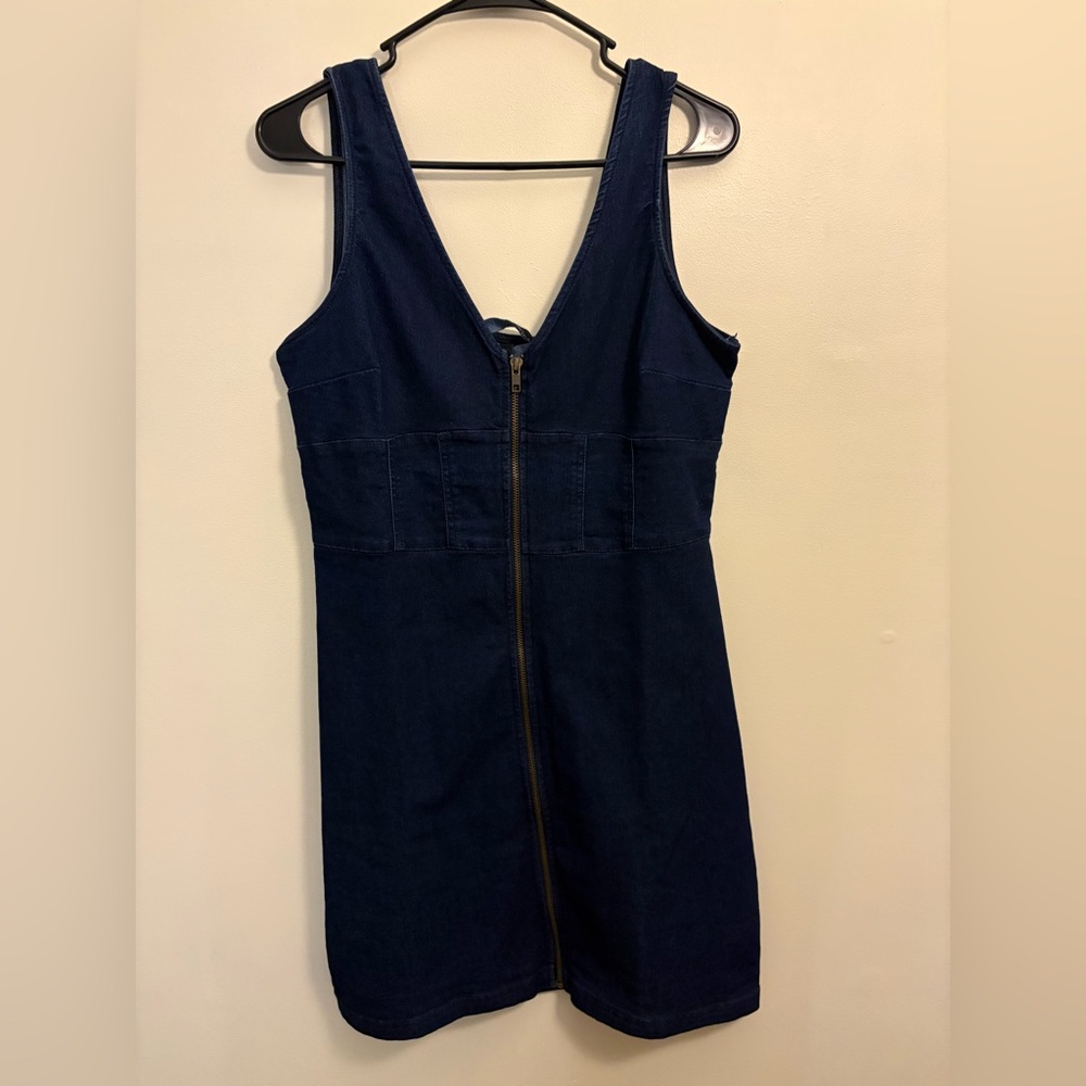 Jean overall dress